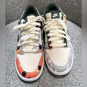 2021 Dunk Low SE 'Sail Multi-Camo' Size 7 Youth  Womens Size 8 Men’s Size 4